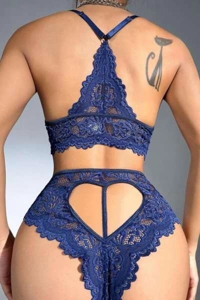 For Dreams 8455 Dantel Bralet Sütyen Takım
