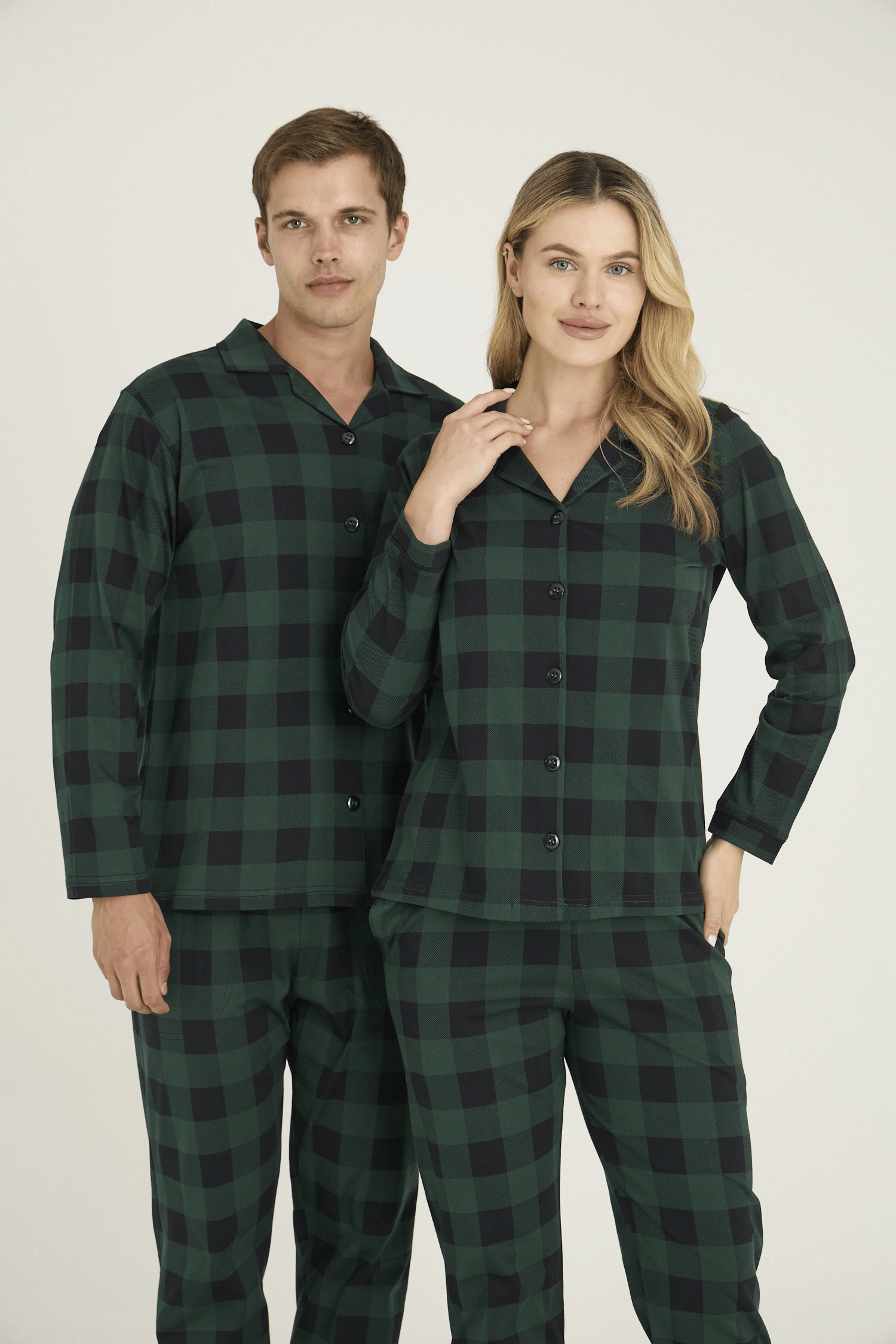 Kocabey 9209 Erkek Apaj Yaka Pijama Takım