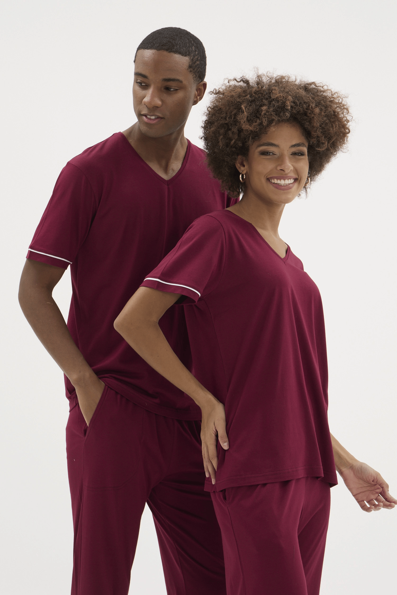 Kocabey KKT-26162 V Yaka Pijama Takımı