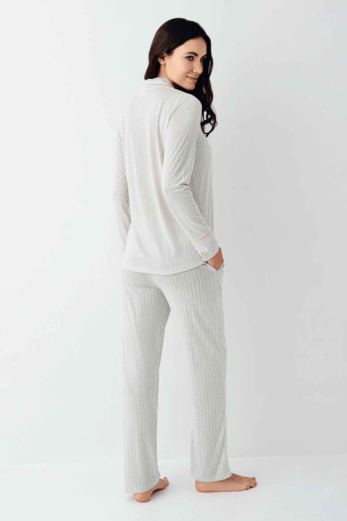 Pierre Cardin 9051-S Gömlek Pijama Takımı