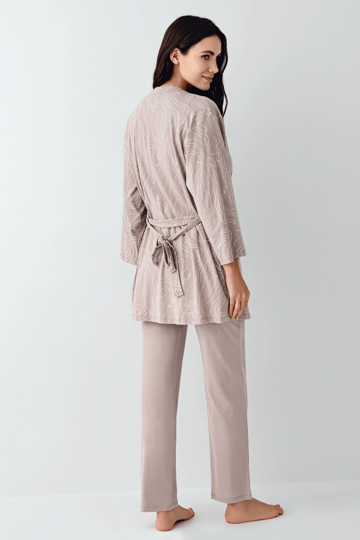 Pierre Cardin 9099-S 3'lü Pijama Takımı
