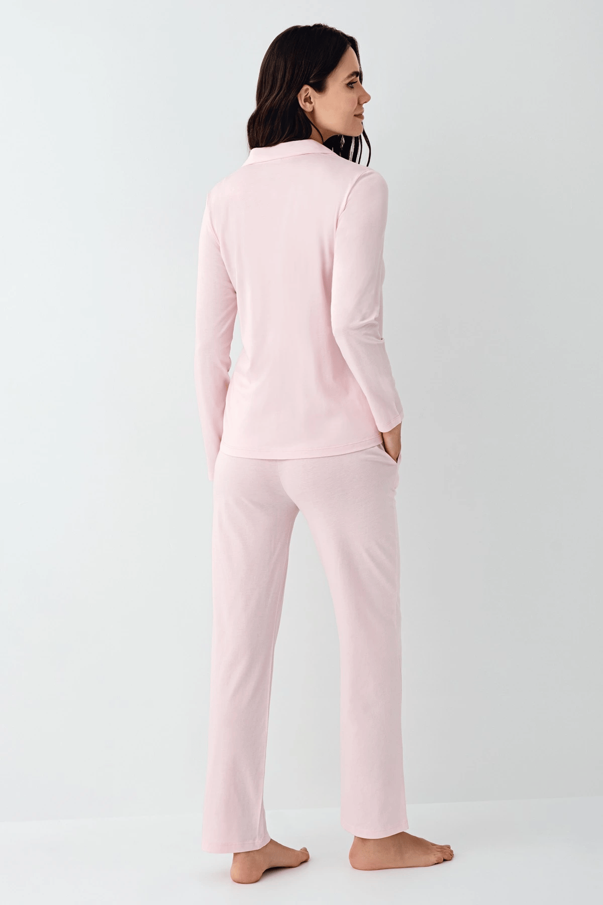 Pierre Cardin 9115-S Kadın Uzun Kol Pijama Takımı