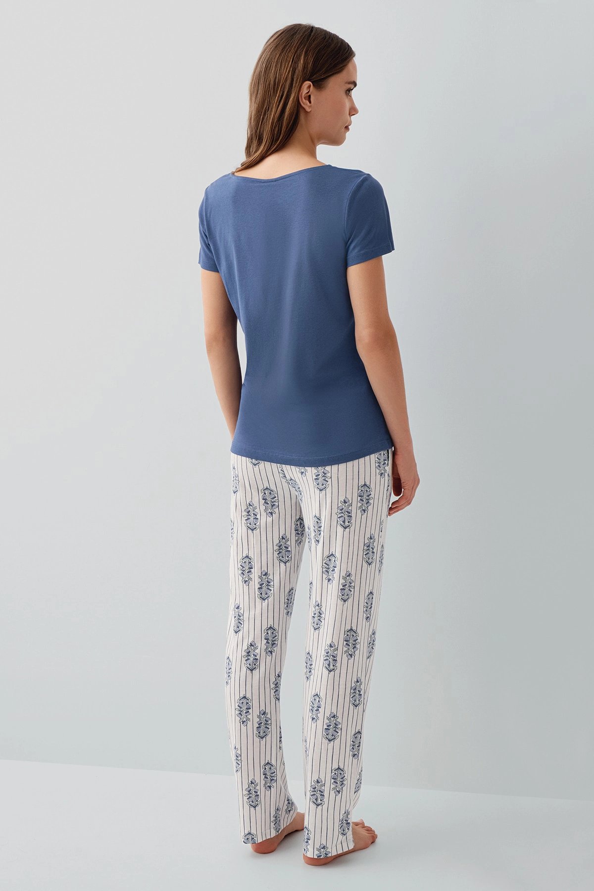 Pierre Cardin 9214-S Kadın Kısa Kol Pijama Takımı