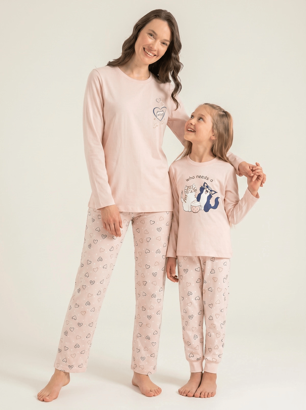 Rolypoly Rp3902-S  Kadın Uzun Kol Pijama Takım