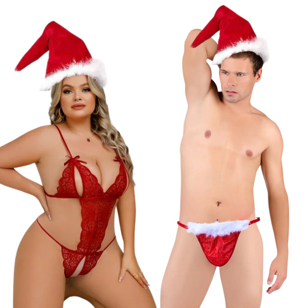Seksi Erkek ve Kadın Yılbaşı Seti BC9300