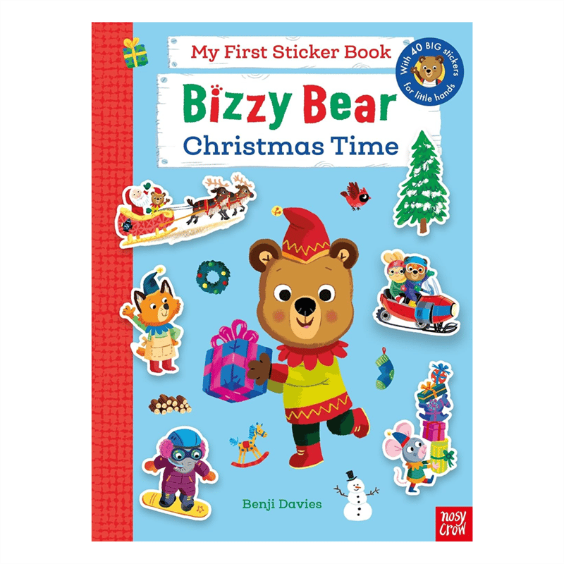 Bizzy Bear - My First Sticker Book Christmas Time
