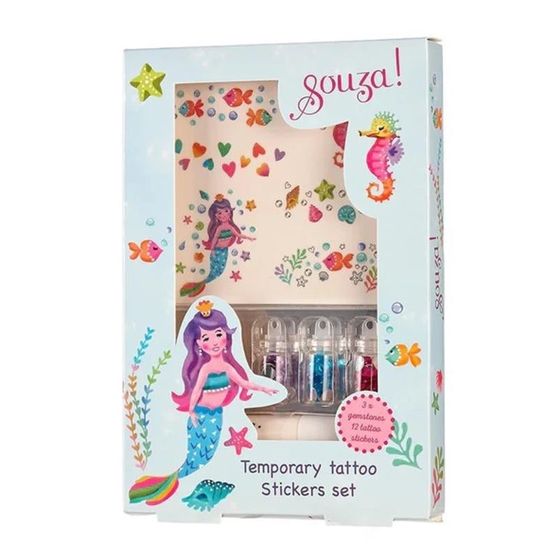 Deniz Kızı Glitter Dövme