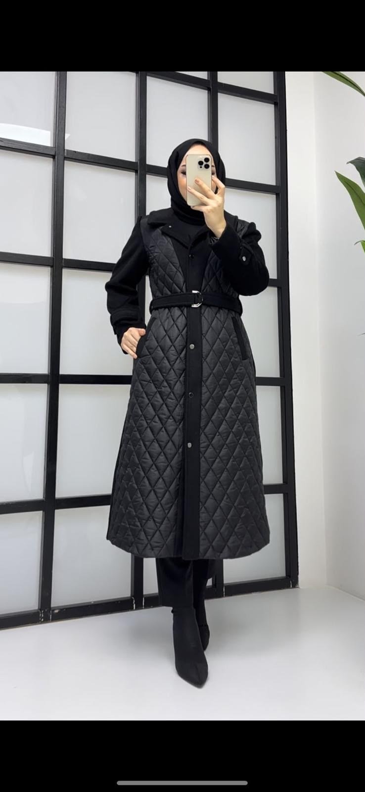 KAPİTONELİ KAŞE / Siyah
