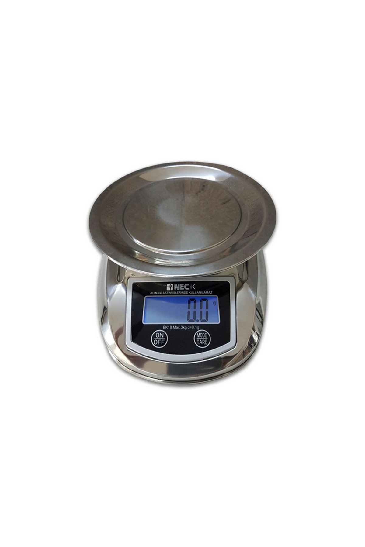 3 Kg 0.1 Gr Paslanmaz Terazi