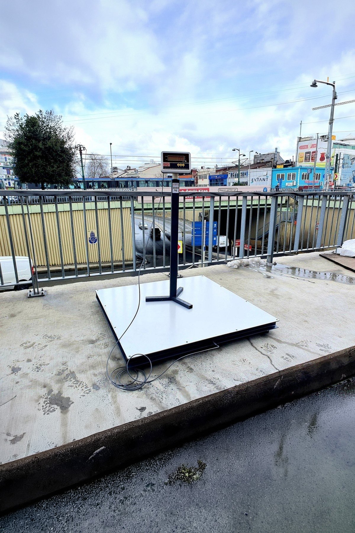 Aybisi Ibc Tank Tartım Baskülü 3 Ton 150x150 Cm Özel Üretim