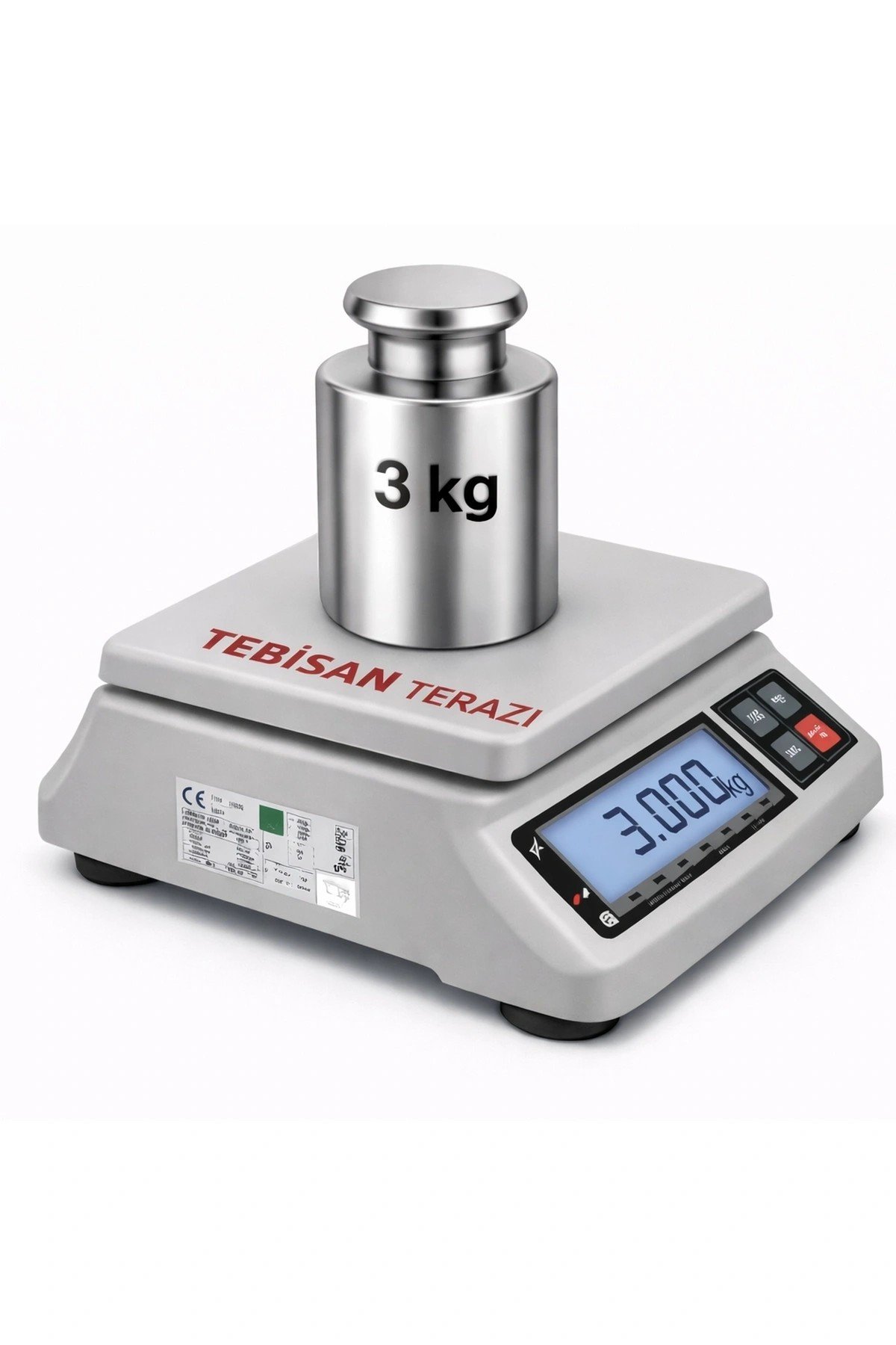 BT 3 KG X 0,5 / 1 GR ONAYLI TARTIM TERAZİSİ