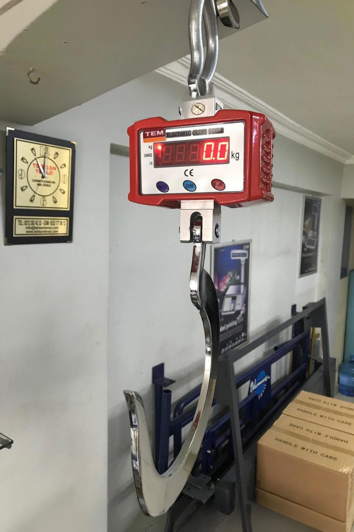 CSH 500 KG X 200 GR ÇENGEL BASKÜL KASAP KANCA