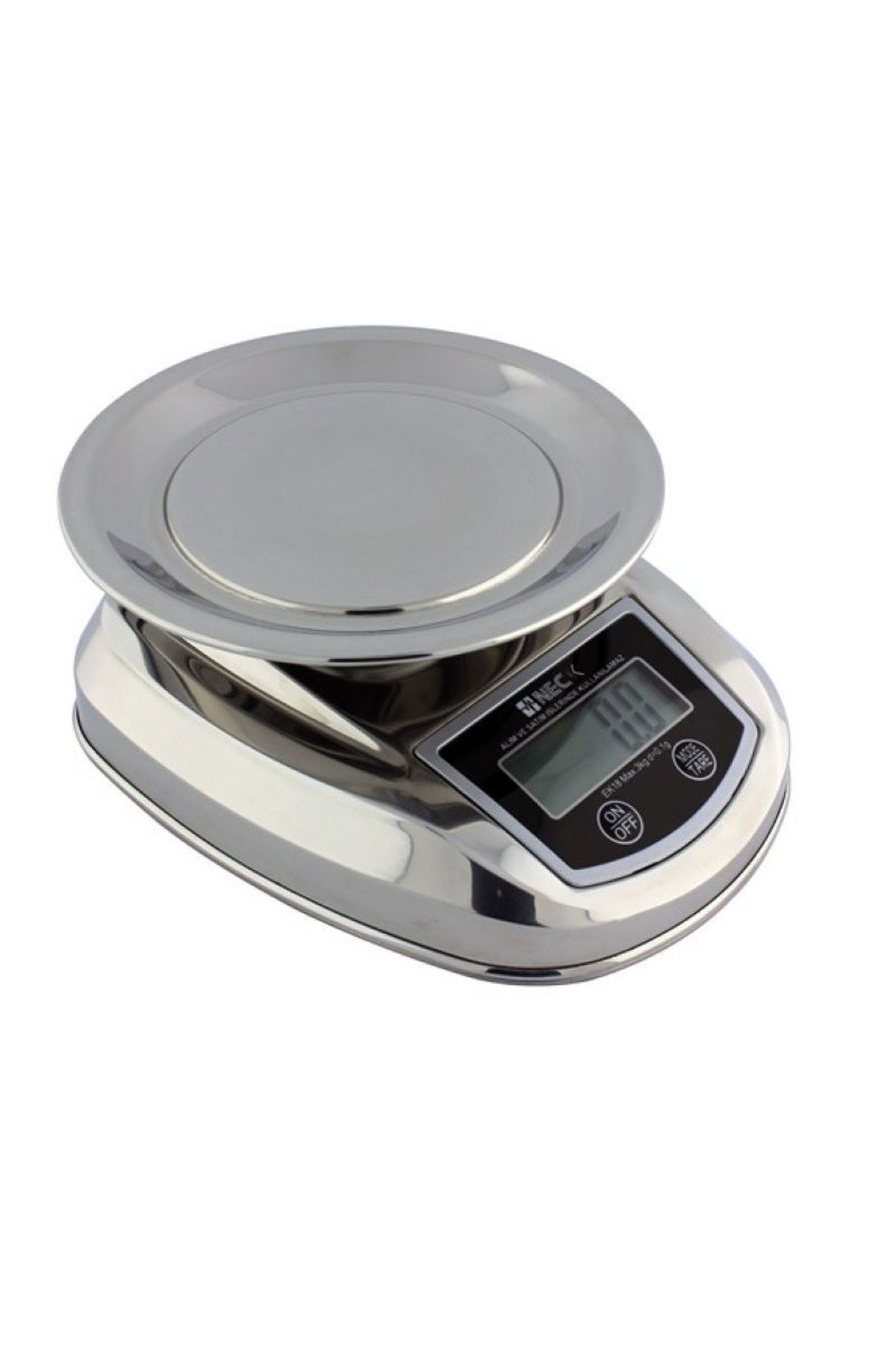 Dijital Paslanmaz Dönerci Terazisi 3 kg 0,1 Hassasiyet