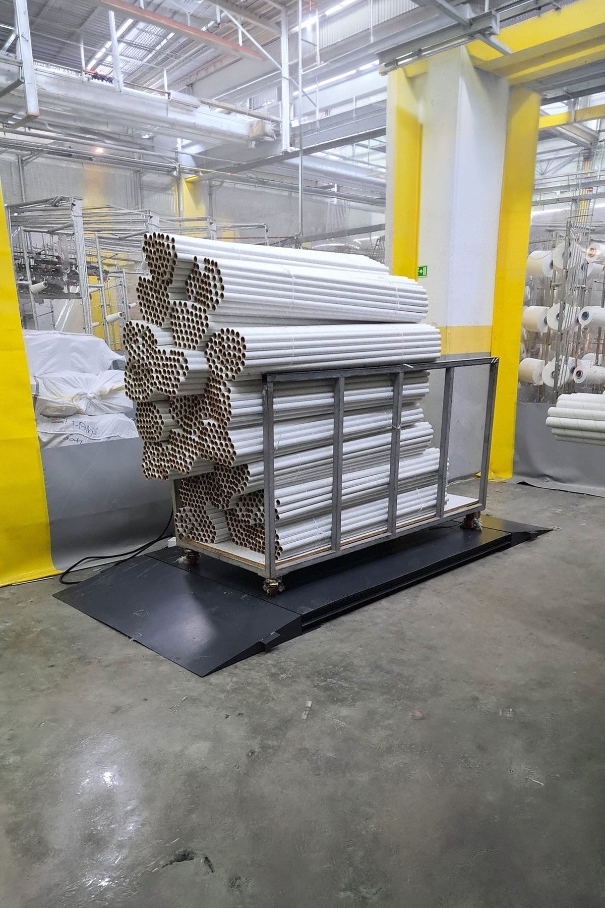 Düz Platform Çift Rampalı Kantar 150x200 Cm 3 Ton Şarjlı 4 Hücreli