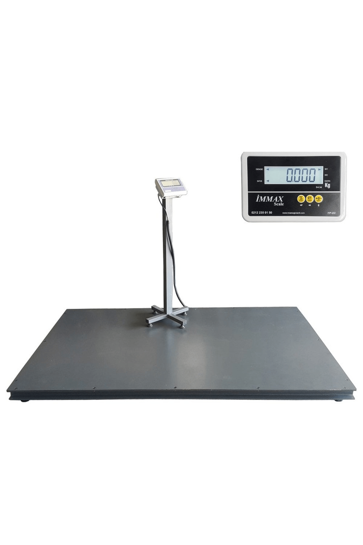 Düz Platform Gömme Baskül Kantar 3 Ton 150x200 Cm Özel Üretim
