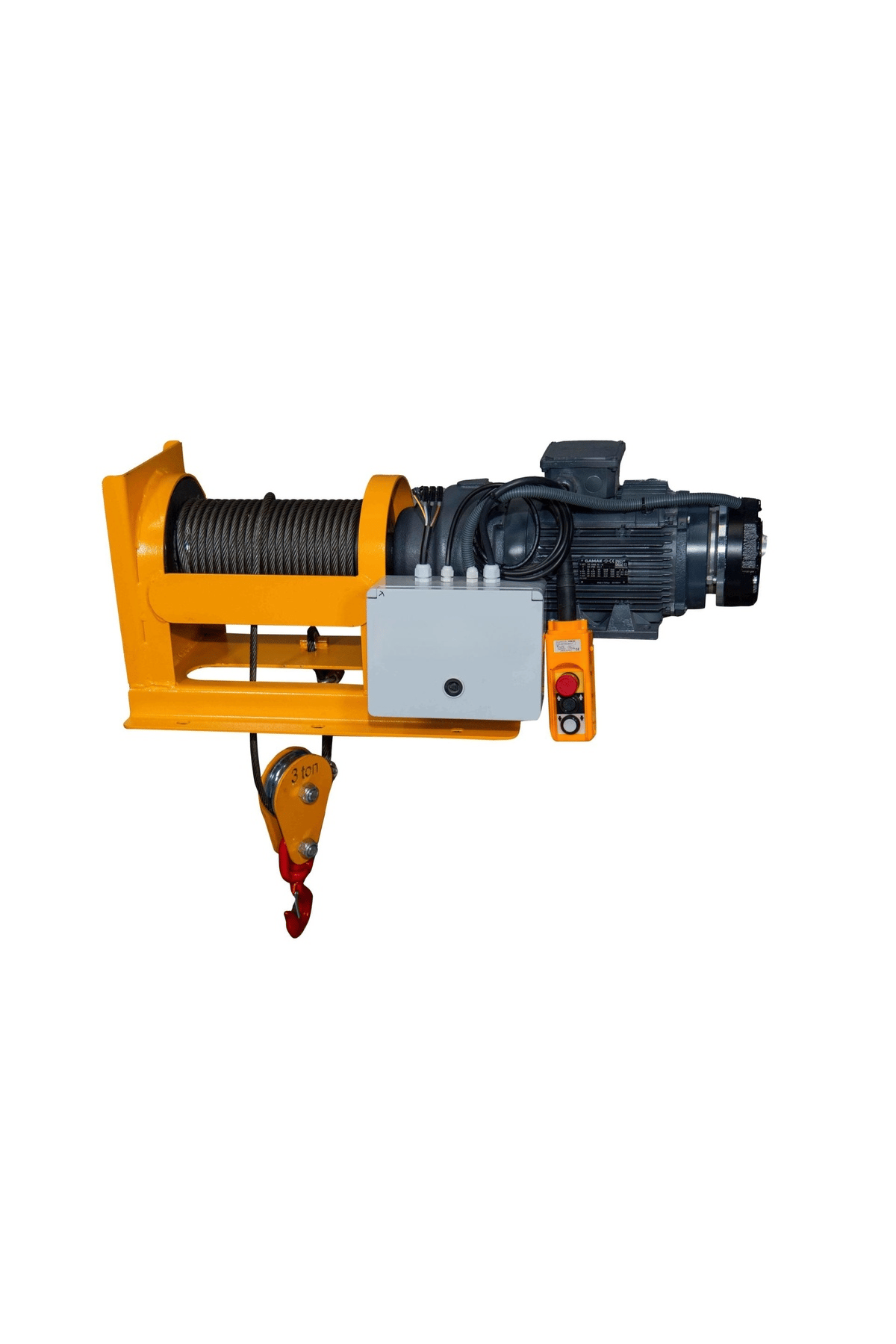 Elektirikli Calaskal Vinç 3 Ton Halat 12 Metre 380 Volt