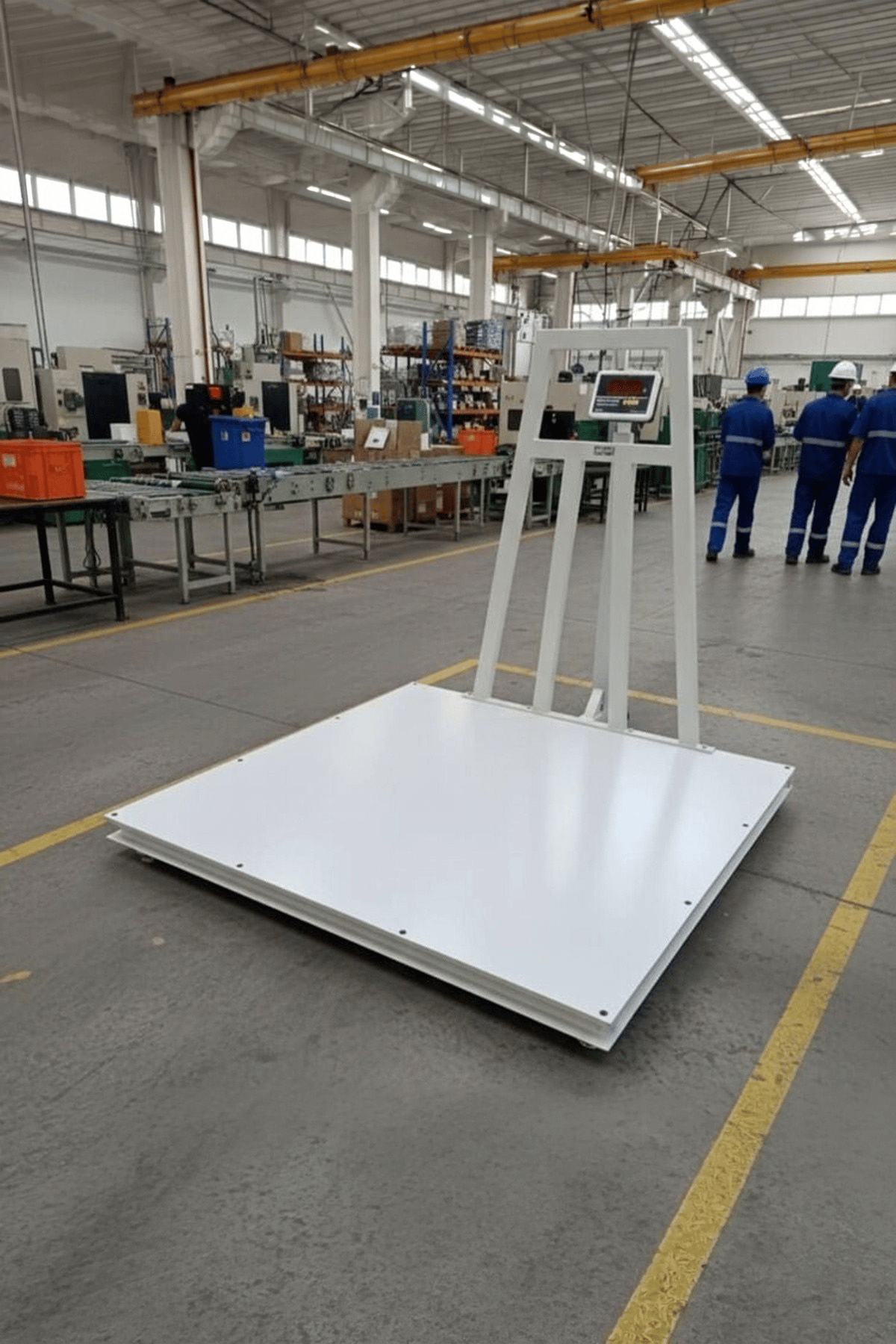 İmmax Dayama Siperli Ağır Hizmet Baskülü 3 Ton 150x150 Cm Özel Üretim
