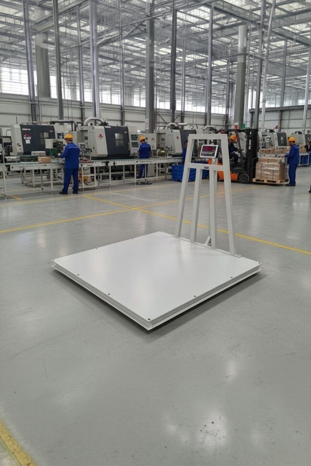 İmmax Dayama Siperli Ağır Hizmet Baskülü 3 Ton 150x200 Cm Özel Üretim