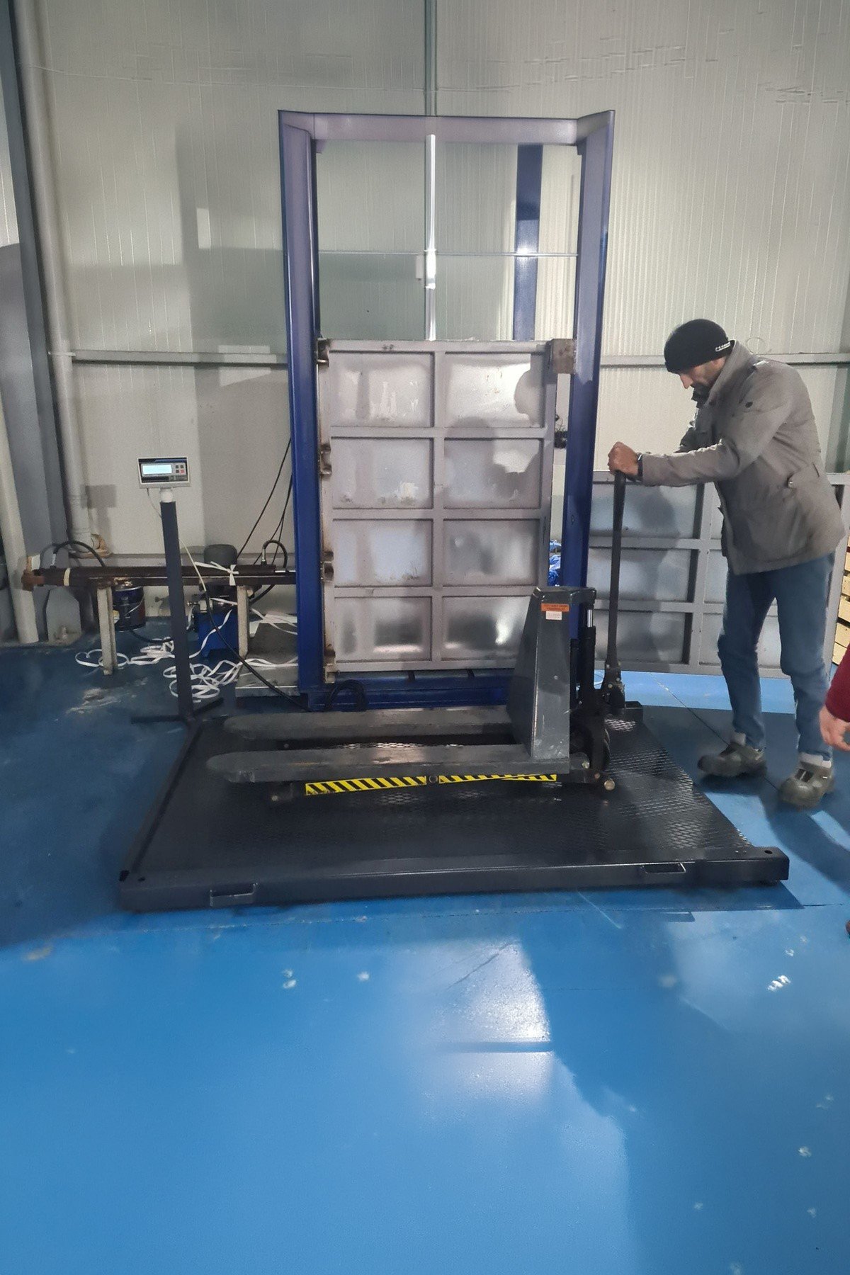 Kendinden Tek Rampalı Platform Baskül 120x200 cm 3 Ton Şarjlı