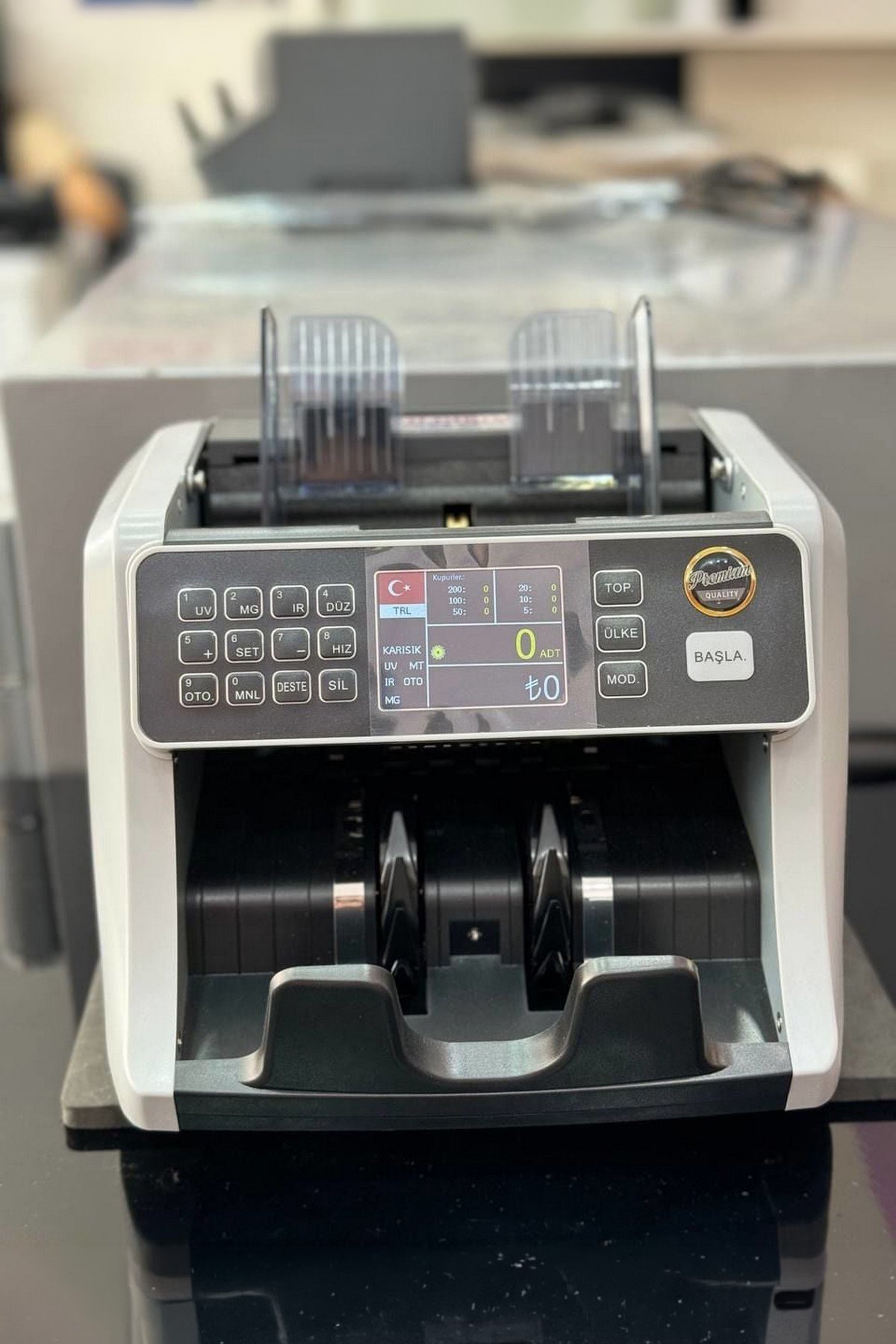 LuxMix TL Karışık Üstten Beslemeli Para Sayma Makinesi