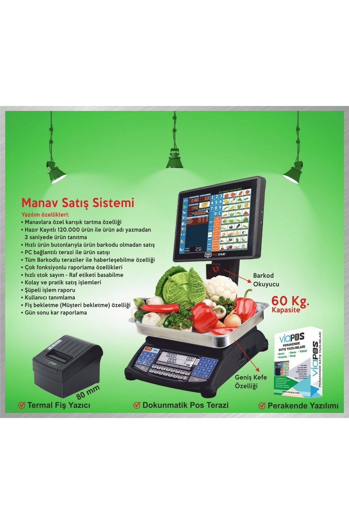 Manav Sistemi Pos Terazi