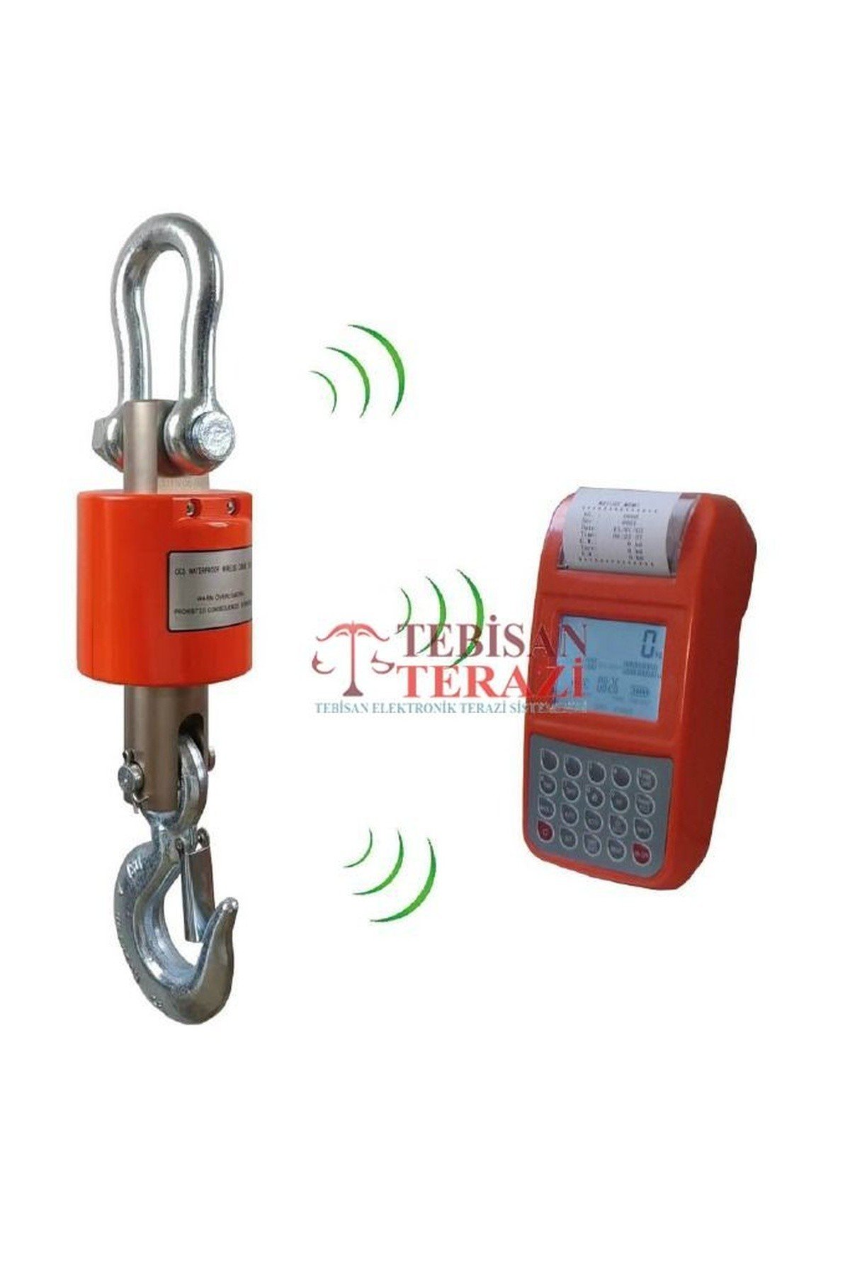 OCS-RP 5 TON X 2 KG YAZICILI VİNÇ BASKÜLÜ