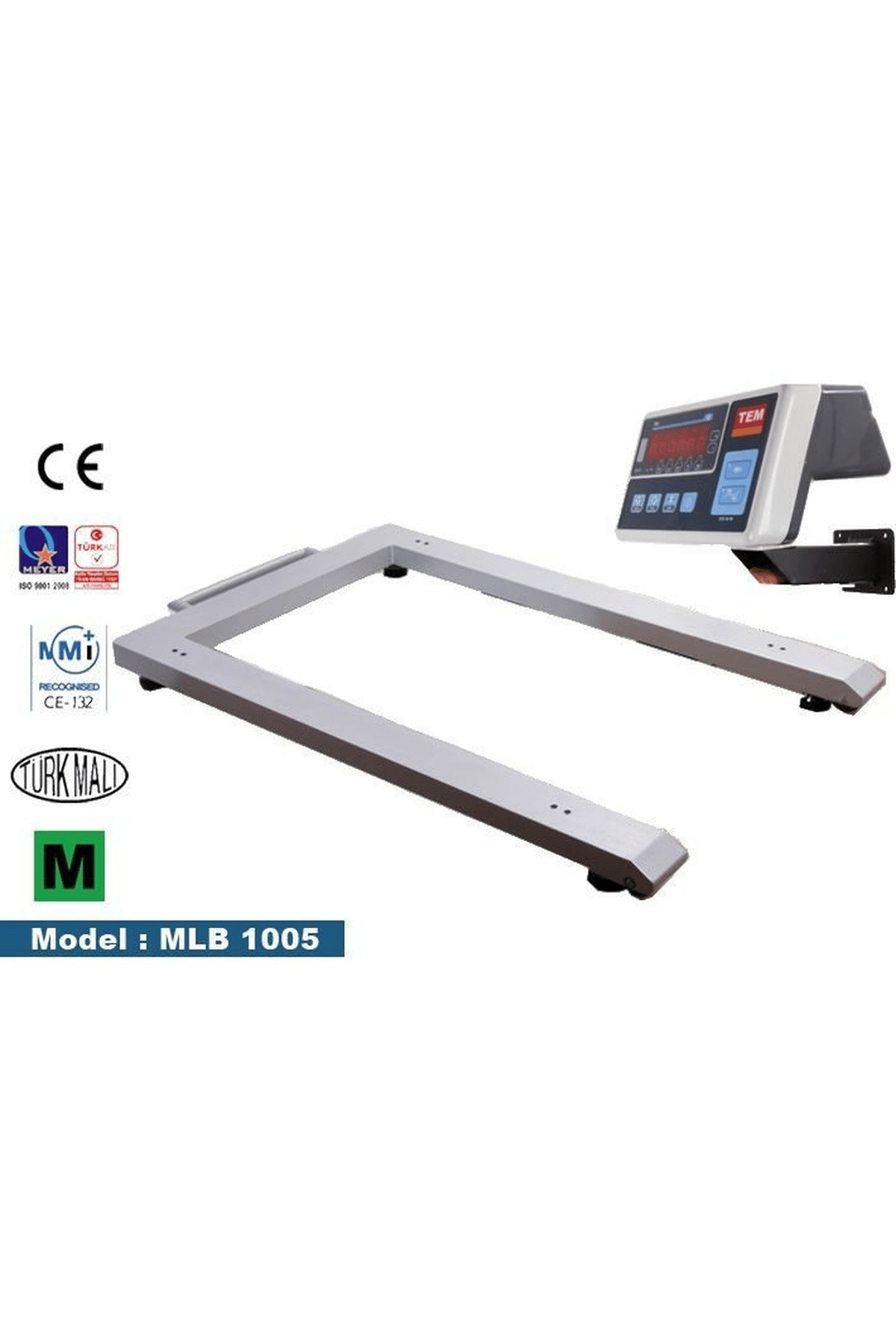Palet Tipi U Baskül 110x80 1500 Kg