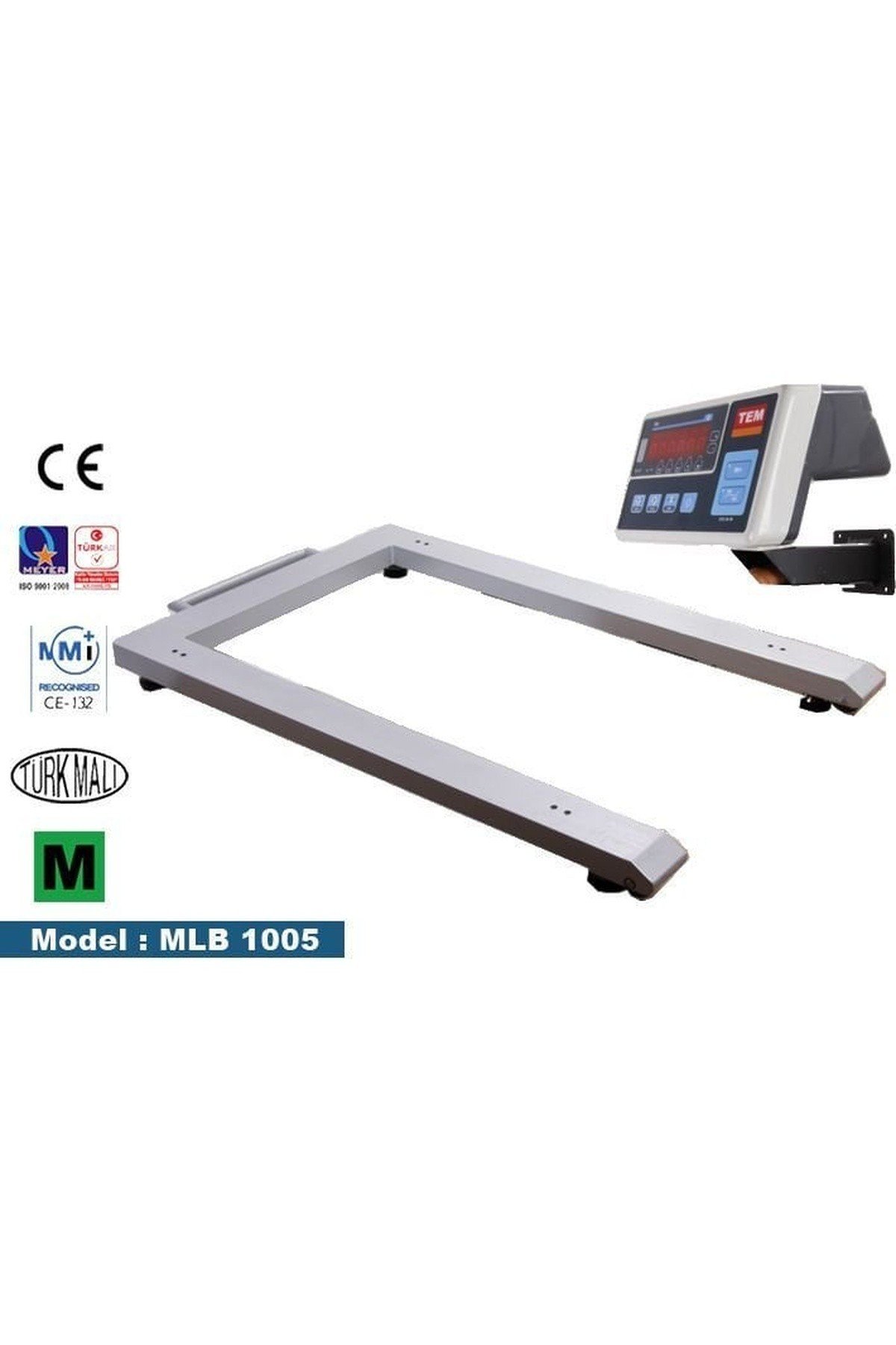 Palet Tipi U Baskül 110x80 3000 Kg