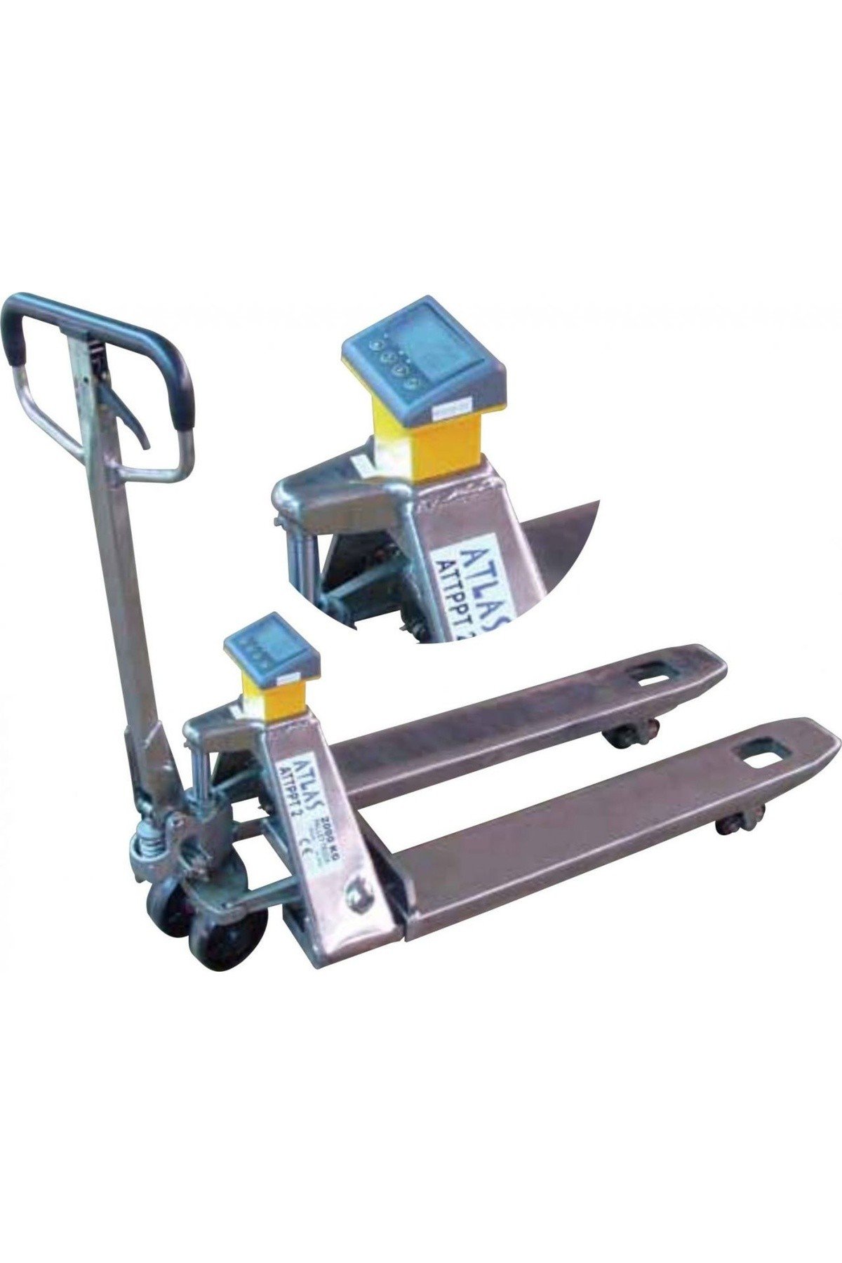 Paslanmaz Transpalet Baskül - 2 Ton