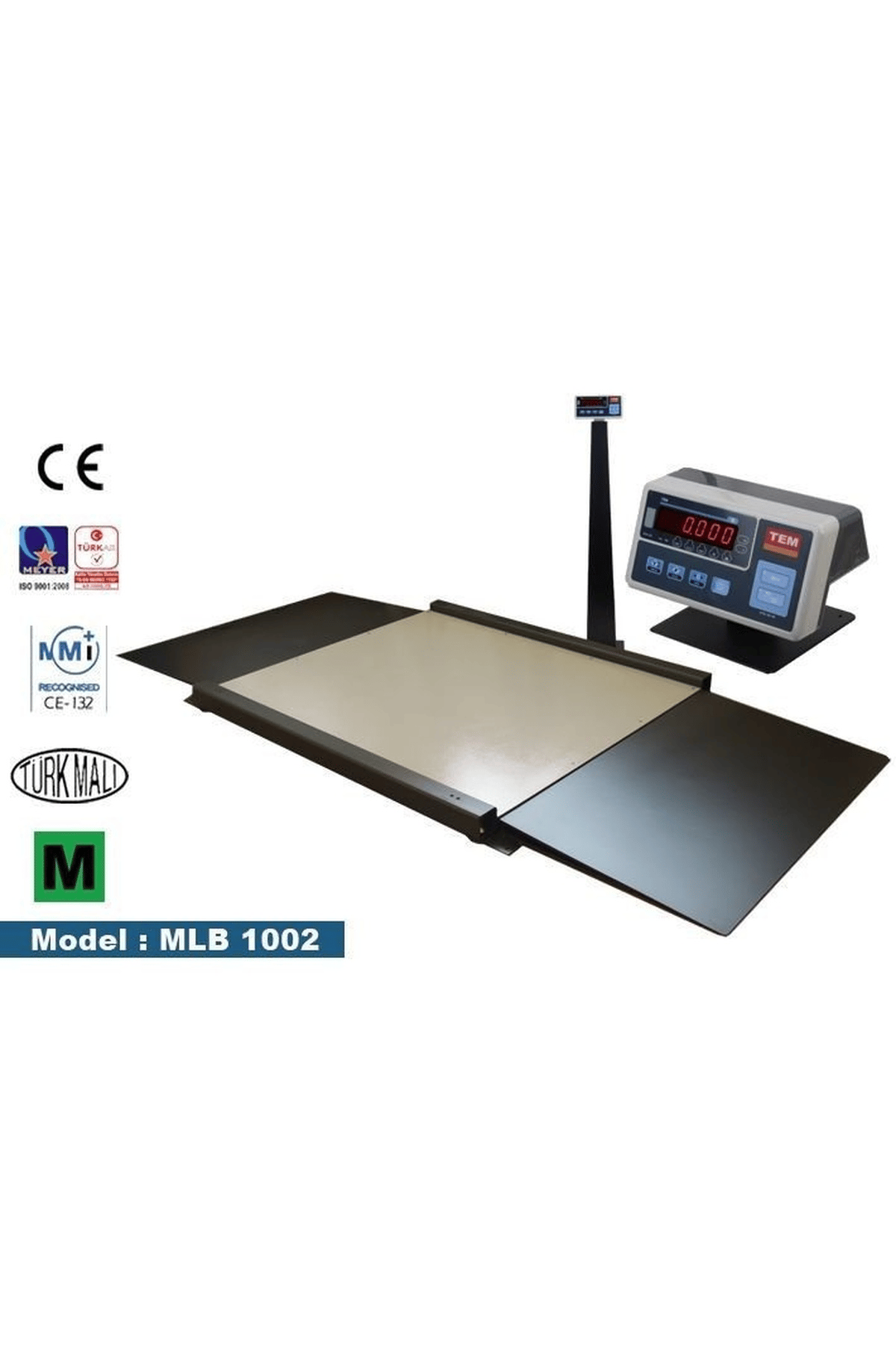 Rampalı Yük Baskülü 100x240 cm - 3.000 Kg