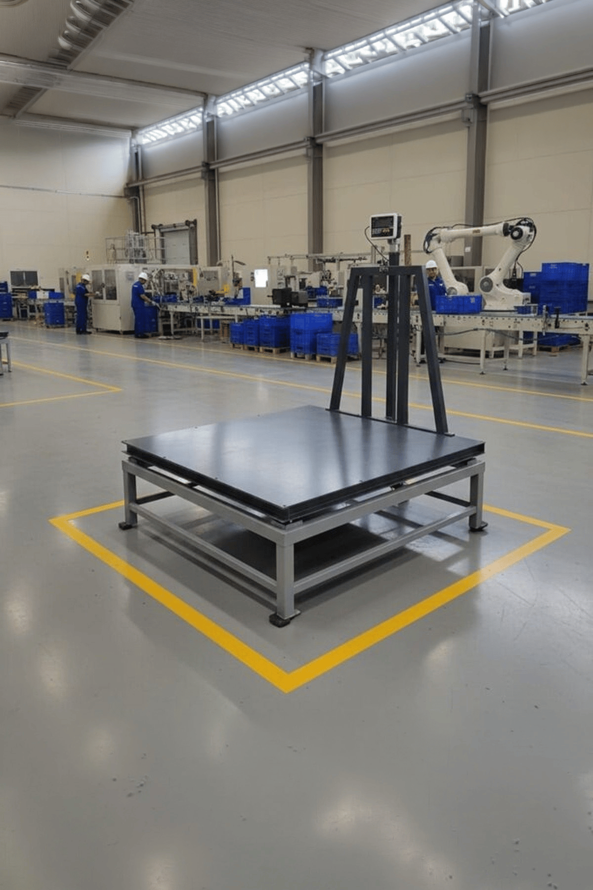 Sehpalı U şase Kantar 150x200 Cm 3 Ton Şarjlı 4 Hücreli