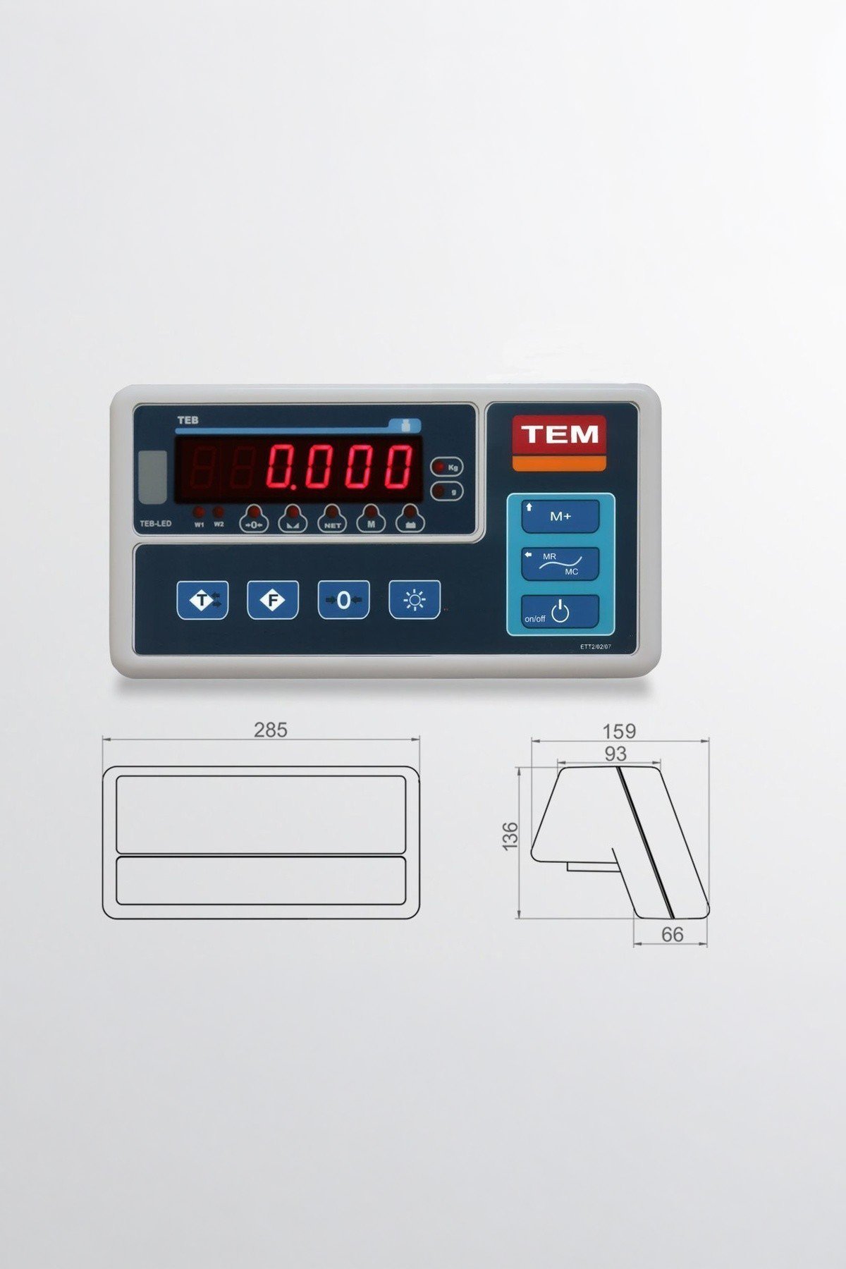TEB TARTIM İNDİKATÖRÜ LED  ( KIRMIZI )