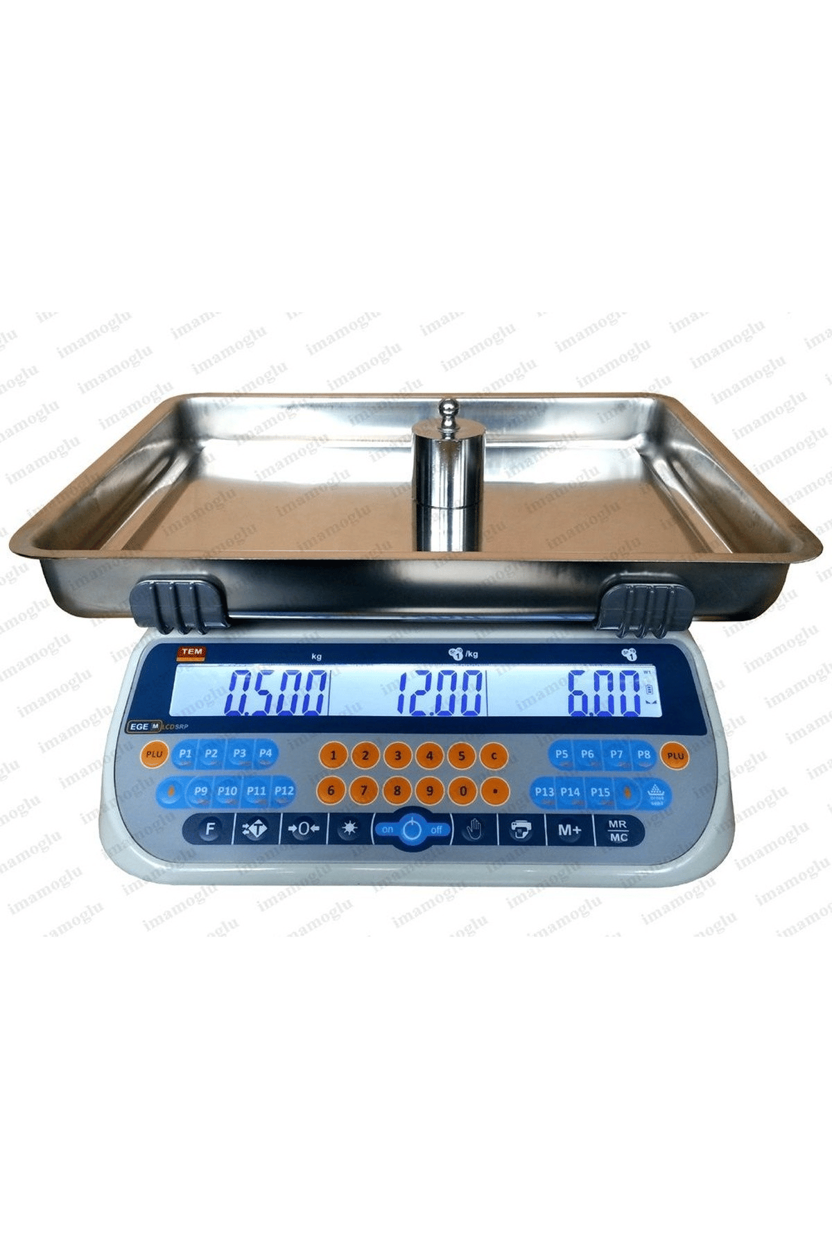 TEM SRP - 30 kg Pazarcı Terazi Onaylı