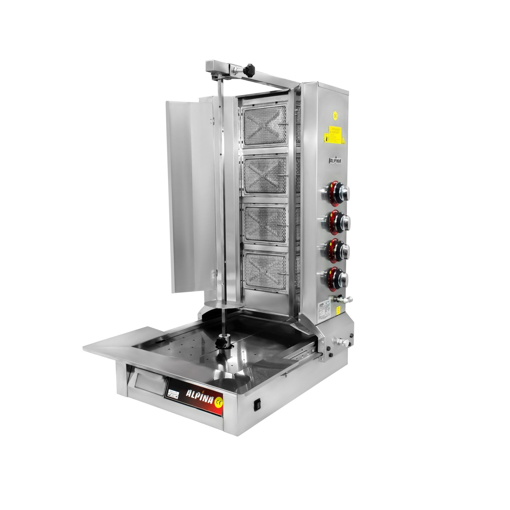 4LÜ ALTTAN MOTORLU DÖNER OCAĞI GAZLI ALPİNA
