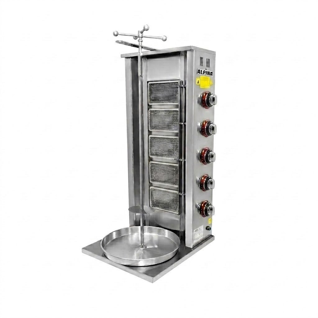 5Lİ MOTORSUZ DÖNER OCAĞI GAZLI ALPİNA