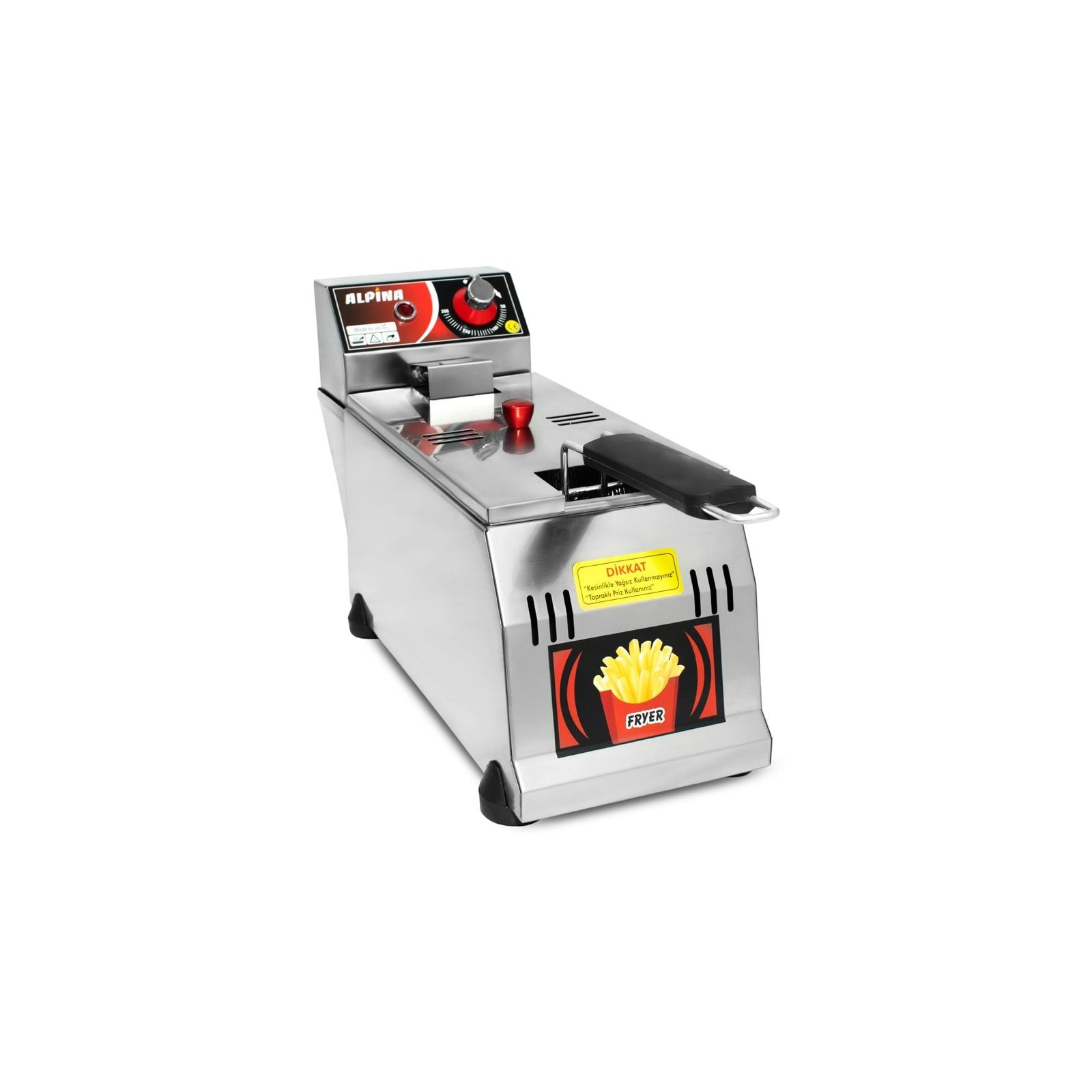 ALPİNA 3 LT FRİTÖZ ELEKTRİKLİ