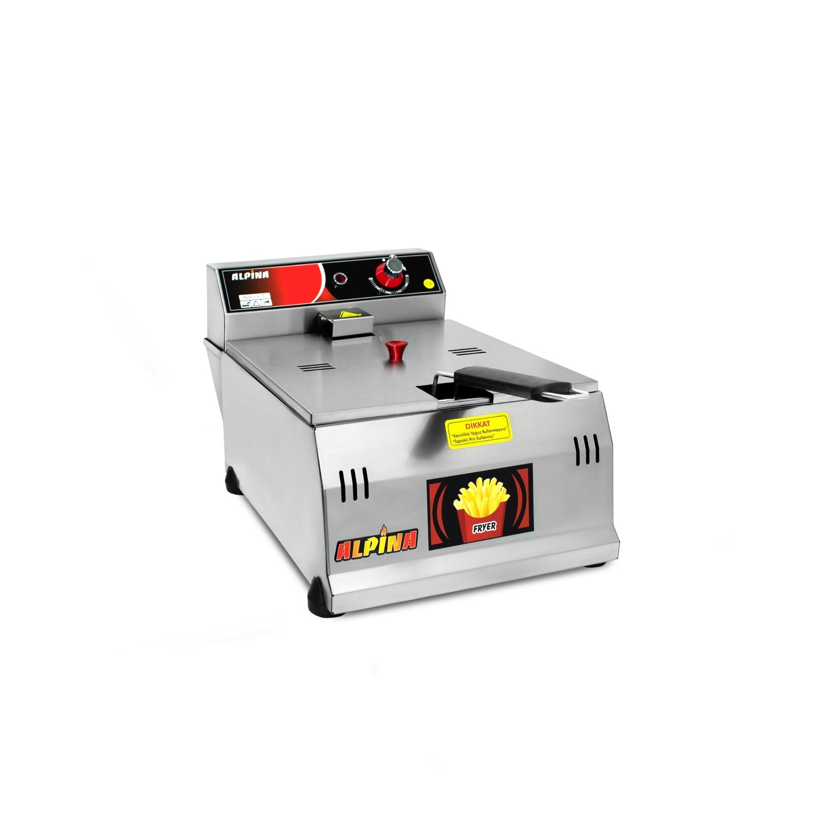 ALPİNA 8 LT FRİTÖZ ELEKTRİKLİ
