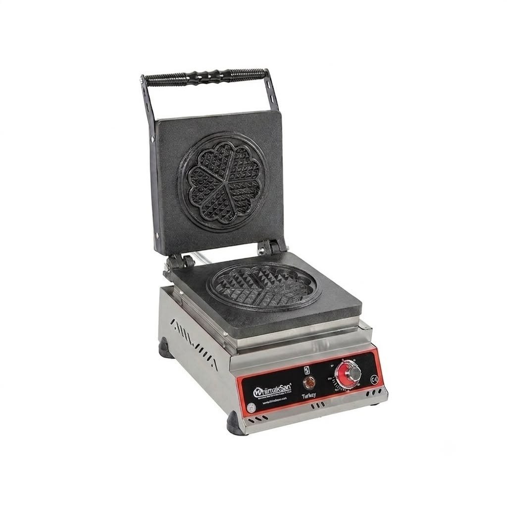 TEKLİ PAPATYA WAFFLE MAKİNESİ ELEKTRİKLİ HİMAKSAN