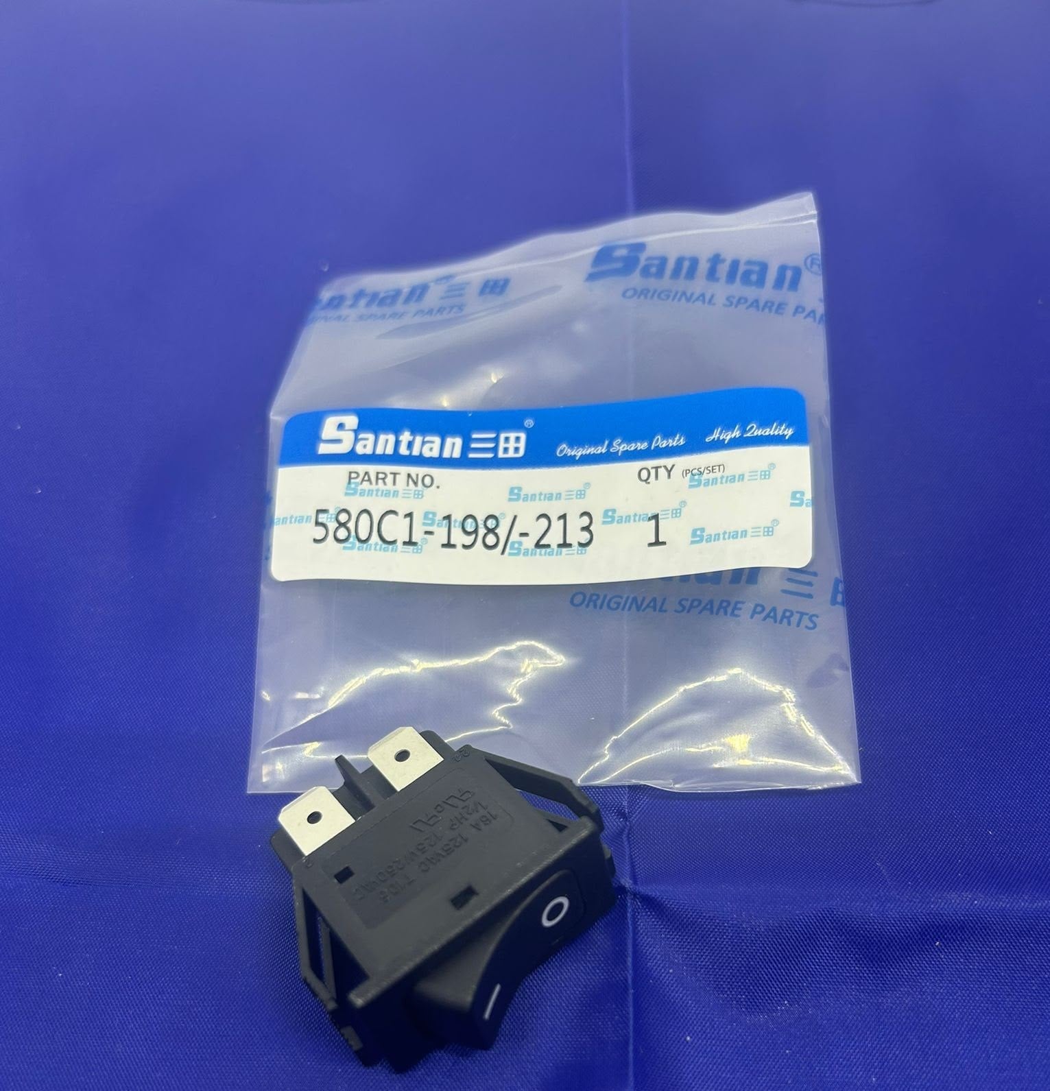 DİK KUMAŞ KESİM MOTORU AÇMA KAPAMA ŞALTERİ