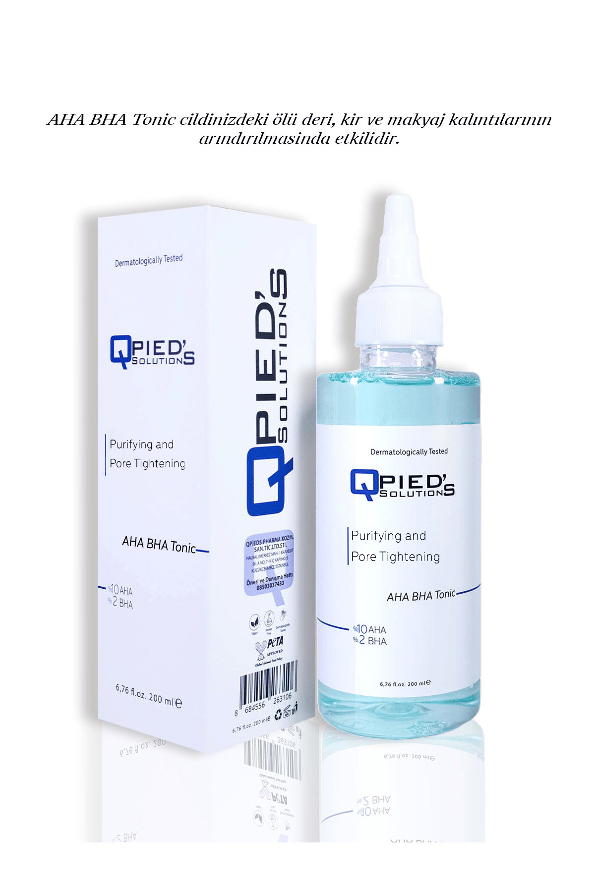 Gözenek Sıkılaştırıcı, Arındırıcı Ve Canlandırıcı Yüz Bakım Toniği (GLYCOLİC ACİD – AHA-BHA )