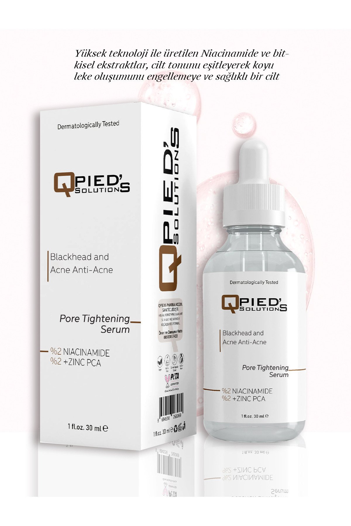 Gözenek Sıkılaştırıcı Siyah Nokta Ve Karşıtı Niacinamide Serum ( Niacinamide6% Zıncpca)
