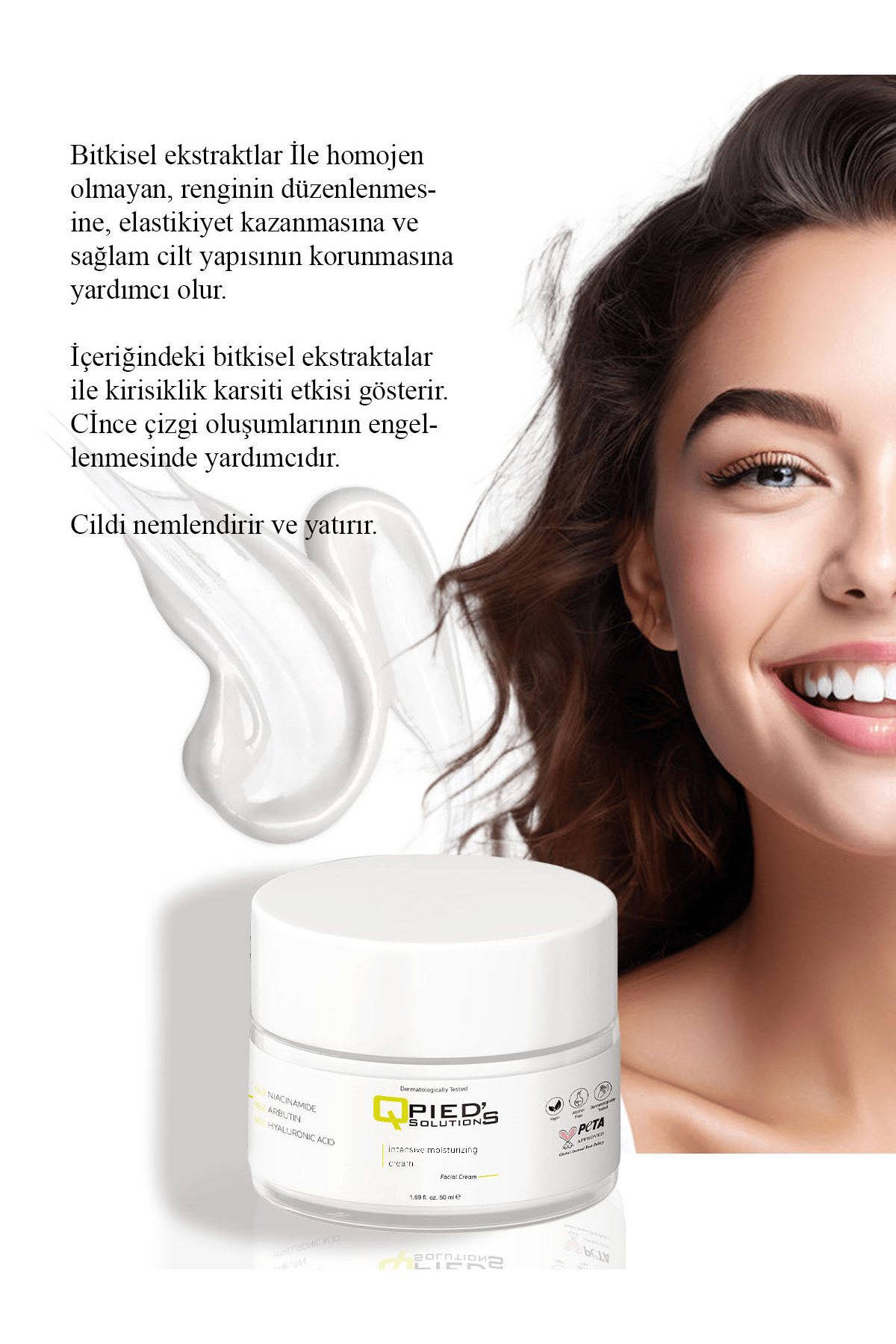 Su Bazlı Yoğun Nemlendirici Yüz Kremi Leke Karşıtı Aydınlatıcı (HYALURONİC ACİD-NİACİNAMİDE)