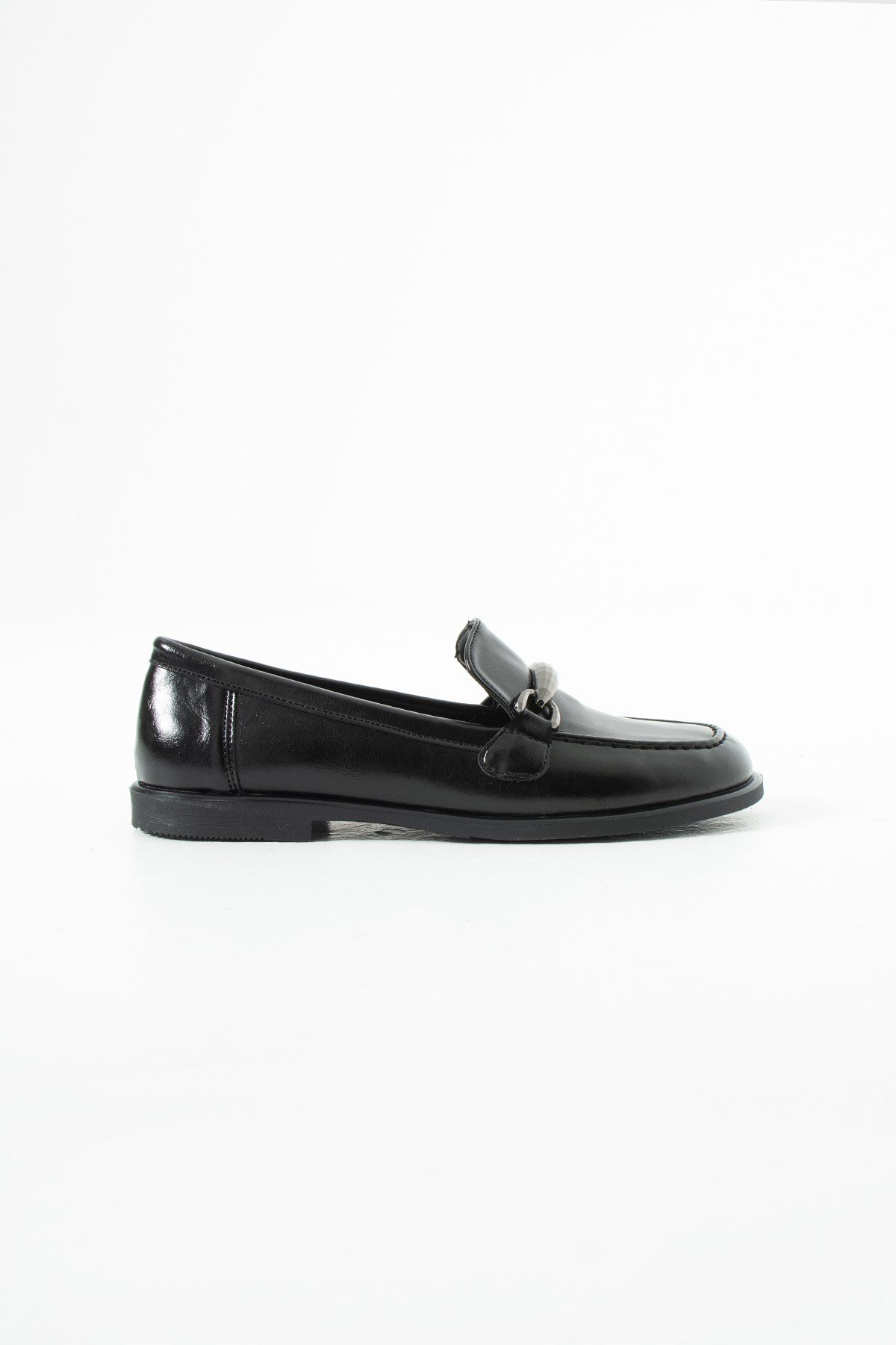 Siyah Rustik Loafer