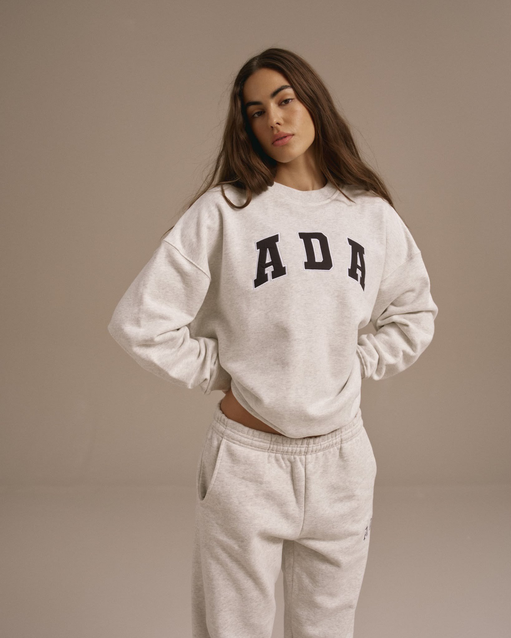 ADA Nakışlı  Oversize Sweatshirt