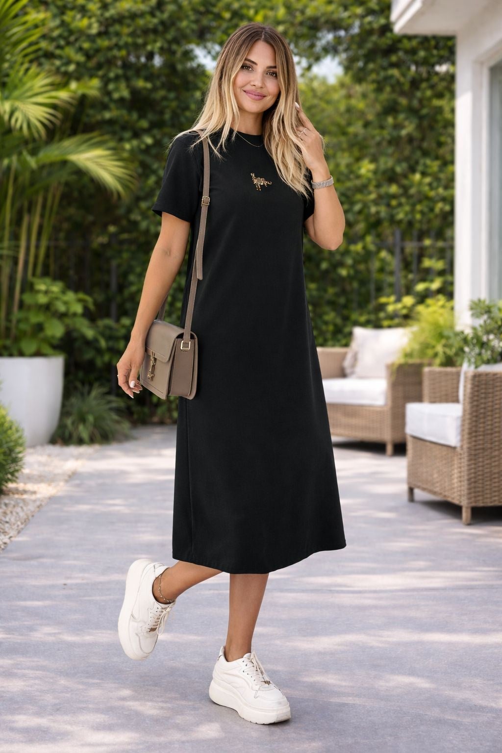Siyah Basic Elbise