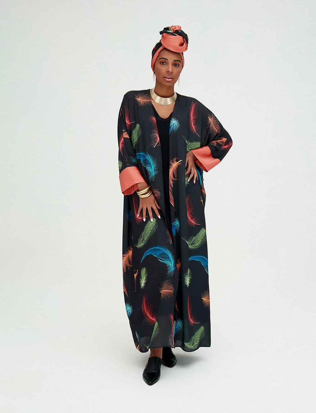 Feather Kimono
