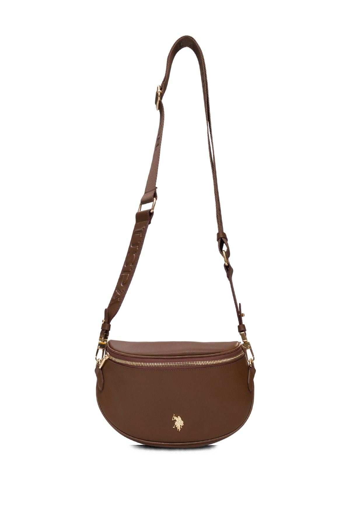 US25596 A.Kahve Uspolo Assn Kadın Bel Çantası