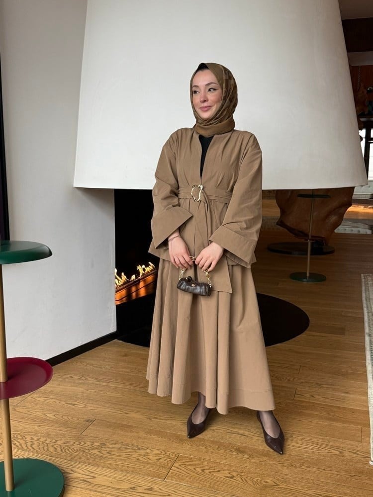 Lina Belted Takım | Vizon