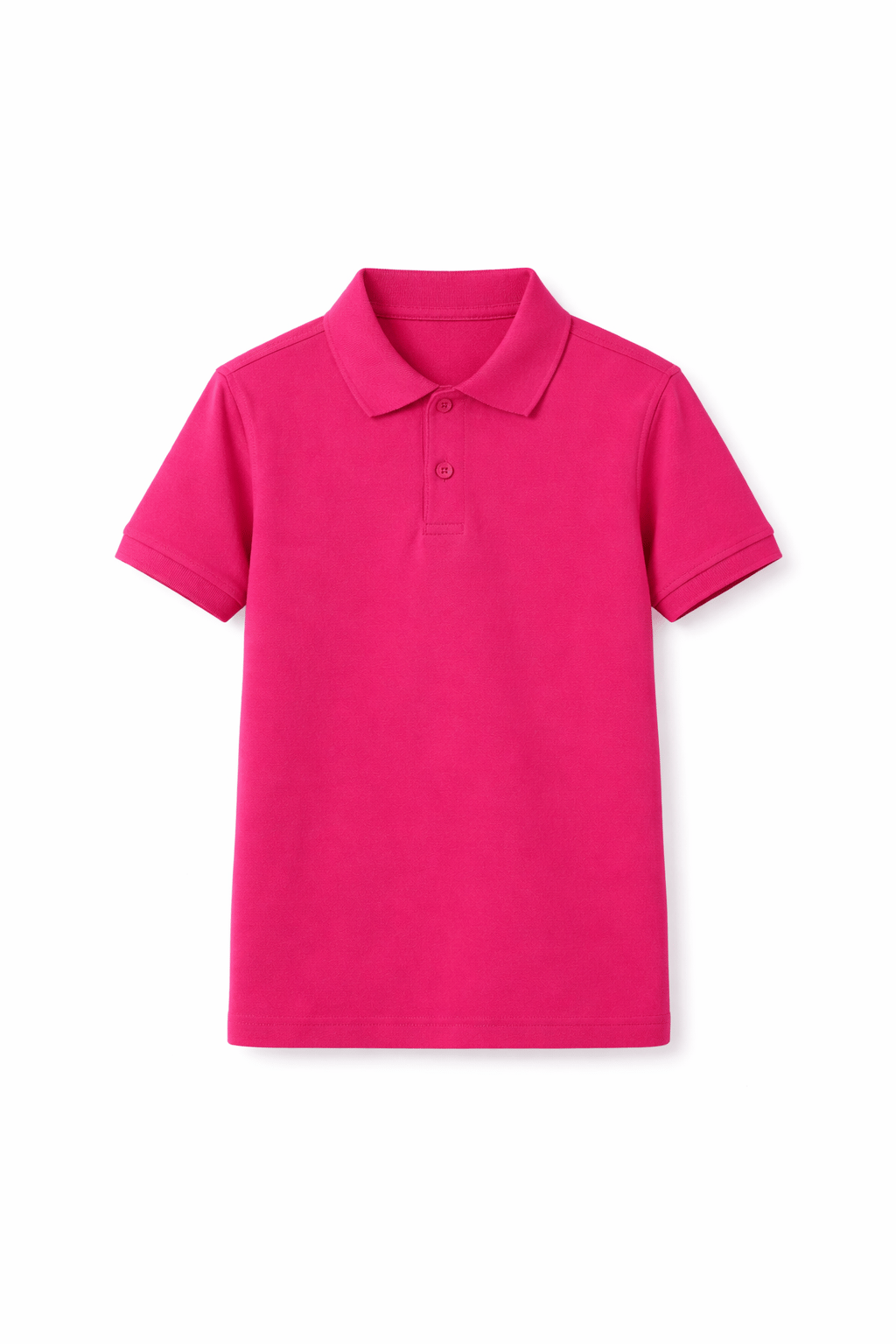 23 Nisan Gösteri Kıyafeti - Fuşya Polo Yaka T-Shirt