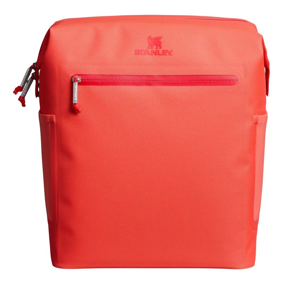 Stanley The All-Day Madeleine Midi Cooler Backpack 14L / 14.8QT - Hot Coral